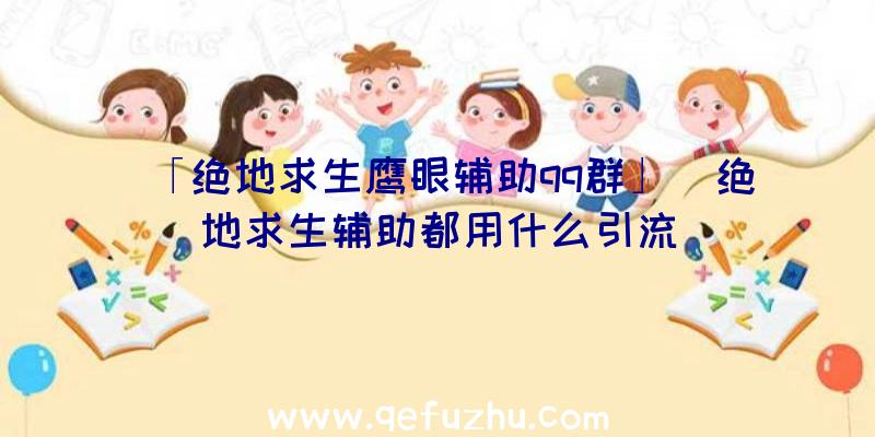 「绝地求生鹰眼辅助qq群」|绝地求生辅助都用什么引流